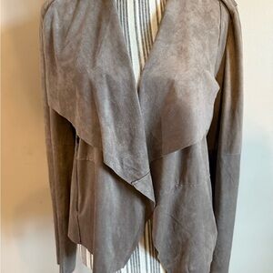 Bagatelle Taupe Suede Blazer